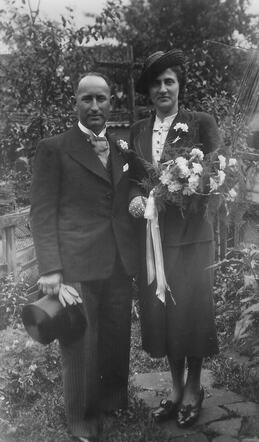 Leo Weijl en Grete de Lange