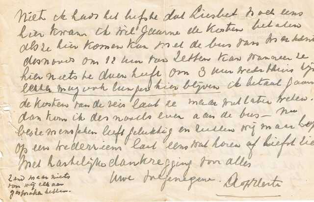 Letter of Lazarus Hertz