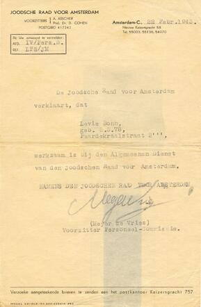 Levie Bonn Jewish Council