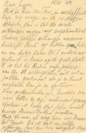 Card Westerbork from Levie Bonn