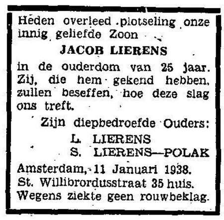 Ouders in rouw om hun zoon.