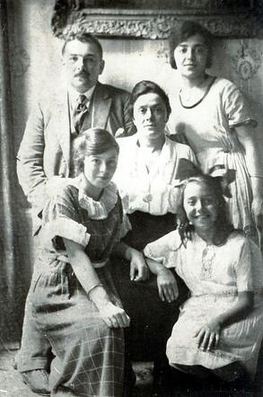 Louis Morpurgo and his family