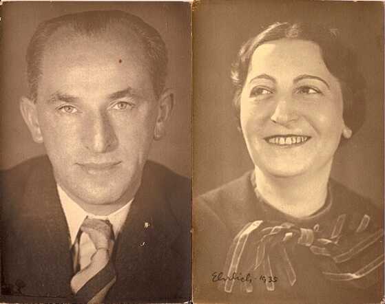 Louis van Gelder and Elizabeth Prins (1935)