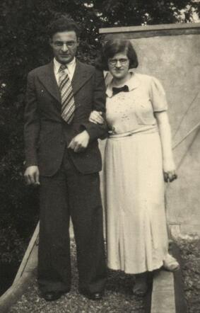 Piet (Louis) Vieijra en zijn vrouw Virginia Vieijra-Lobe
