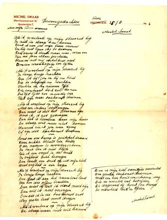 Poem Machiel Swaab