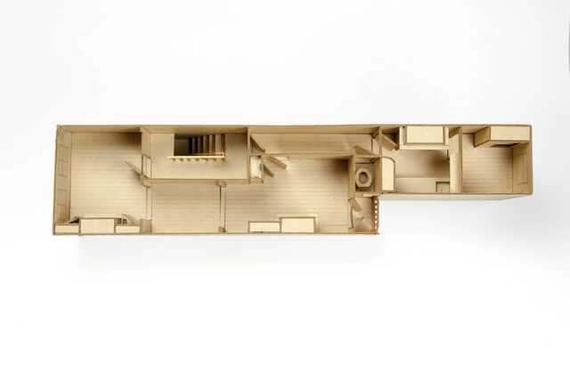Maquette Weesperstraat 30 II te Amsterdam