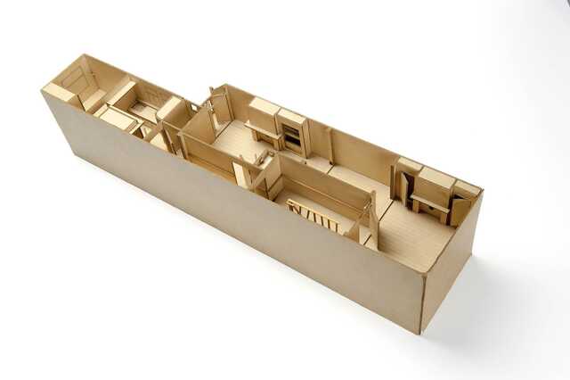 Maquette Weesperstraat 30 II te Amsterdam