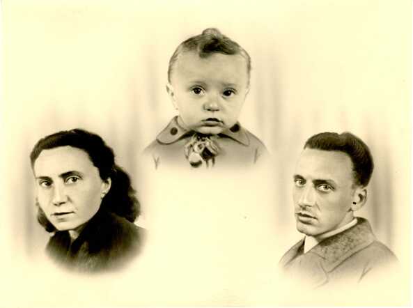 Marcel André and his family