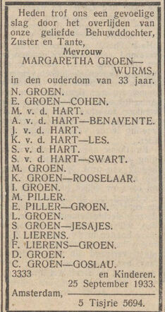 Margaretha Groen-Wurms II