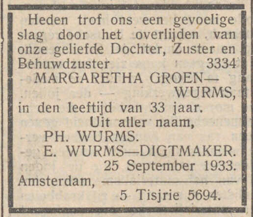Margaretha Groen-Wurms III