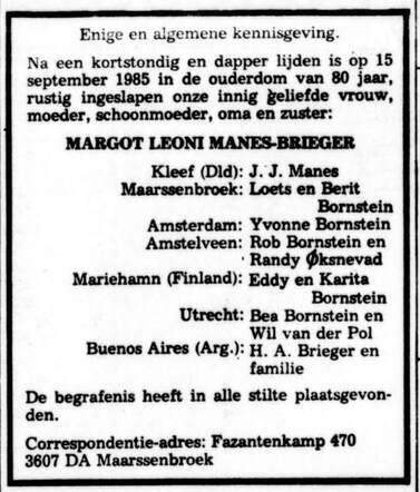 Margot Leoni Brieger
