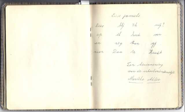 Marieke Adler in Poëzie Album