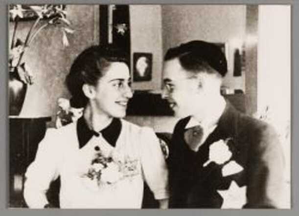 Maurits Samuel en Annie Rozet de Jong-Wijnman, 1942
