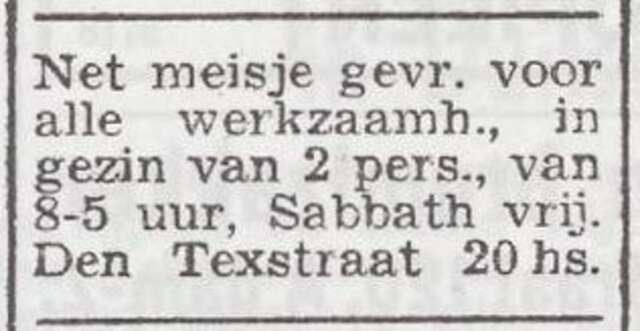 Advertentie van Eva van der Meusen-Kamp