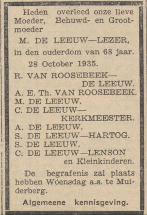 Mietje Lezer