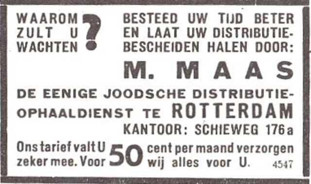 Advertentie van Meijer Maas