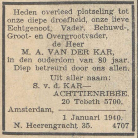 Mozes van de Kar I