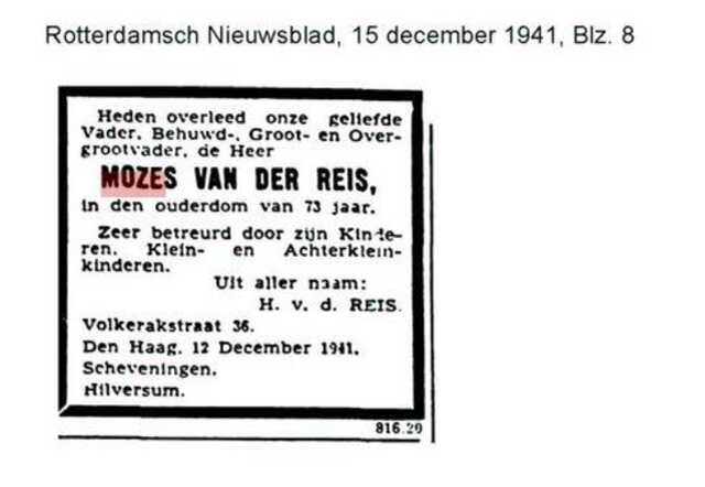 Mozes van der Reis