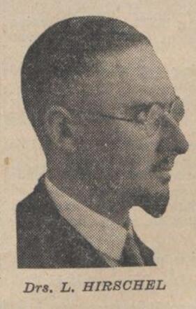 Nieuw Israëlietisch Weekblad, 3 juni 1938, pag. 5. Drs. Levie Hirschel.