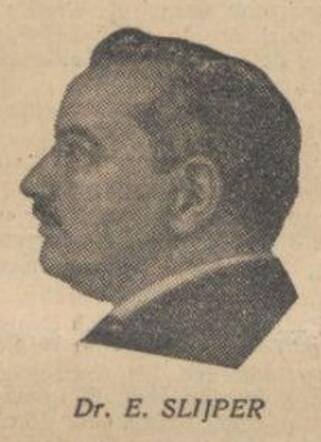 Nieuw Israëlietisch Weekblad, 4 september 1936, dageditie, pag. 5. Dr. Ezechiël Slijper.
