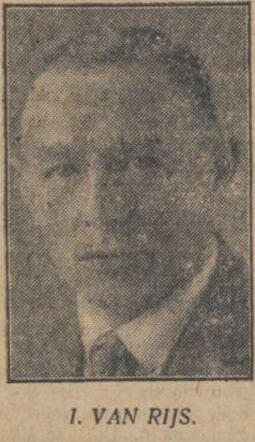 Nieuw Israëlietisch Weekblad  5 juli 1929, pag. 16. Isaäc van Rijs 50 jaar.
