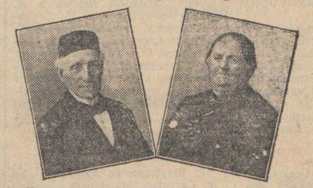 Nieuw Israëlietisch Weekblad  9 augustus 1935, pag. 5. Philip Dwinger en Rachel Drielsma.