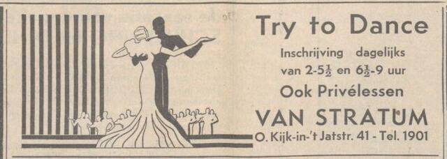 Nieuwsblad van het Noorden, 22 juni 1939, dag, pag. 12. Adv. Simon van Stratum.