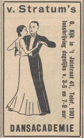 Nieuwsblad van het Noorden, 24 september 1936, dag, pag. 16. Adv. Simon van Stratum.