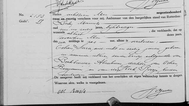 overlijden_sara_boekbinder-cohen