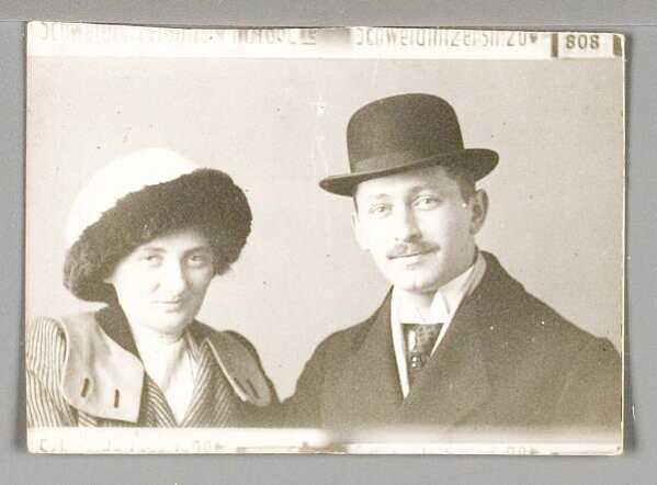 Paul en Hedwig Cohn-Bloch, de ouders van Annemarie Erna Cohn