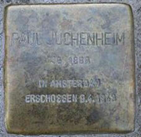Stolperstein voor Paul Juchenheim te Vlotho.