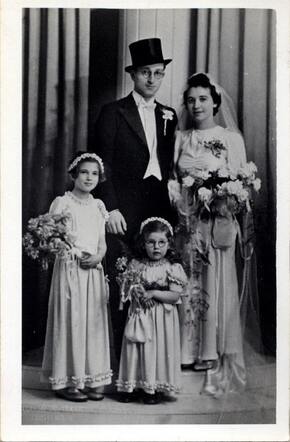 Wedding picture of Pierre Peereboom and Esther Italiaander