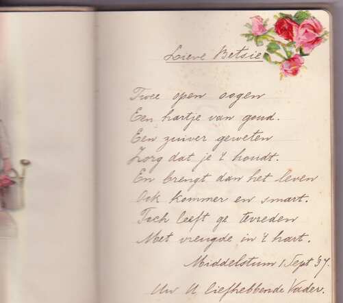 poeziealbum Betsie