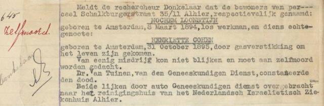 Politierapport Loonstijn-Cohen