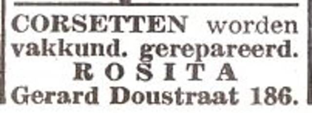 Advertentie van Liebe Ryfka Rosenstein-Blick