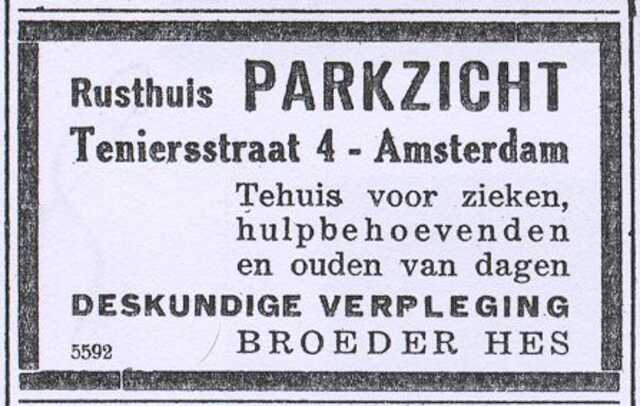 Rusthuis 'Parkzicht'
