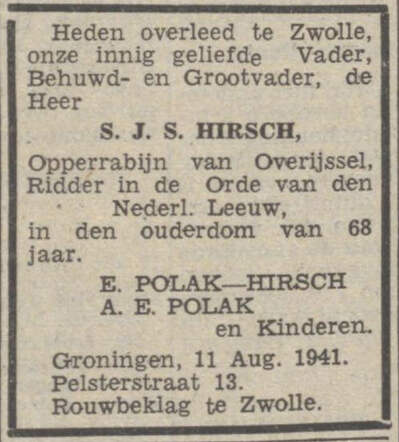 S J S Hirsch