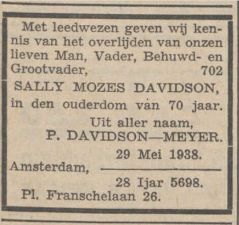 Sallij Mozes Davidson