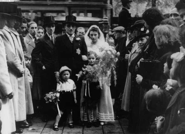 Trouwfoto van Salomon en Netta van Gelder-Loonstein, 1942