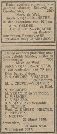Sara Visjager - Neeter