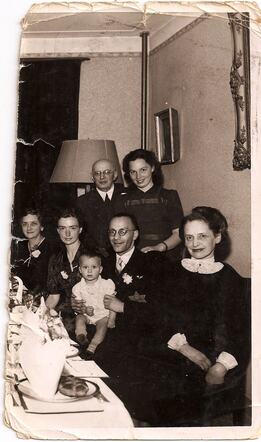 Wedding Reception for family, Amsterdam, 1942
