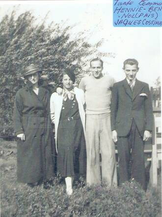 Femma Dasberg, Hennie van Baale- Nol, Ben Nol en Jacques Costima