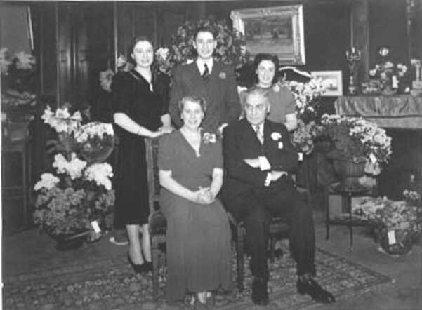 Het gezin Gompen, 1939