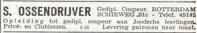 Advertentie van Simon Ossendrijver