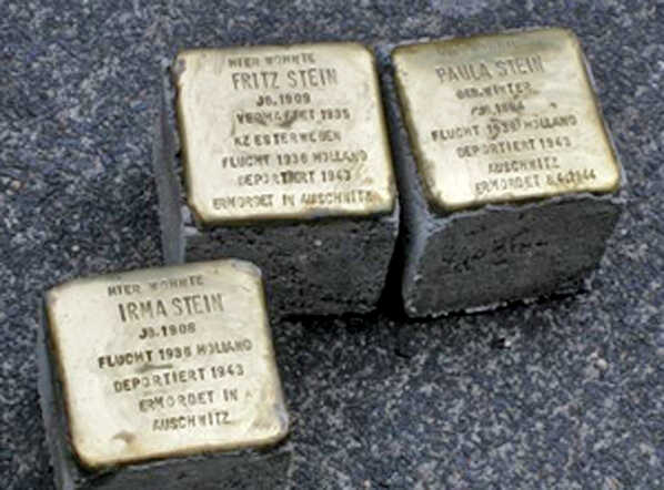 Stolpersteine fam Stein, Neuss