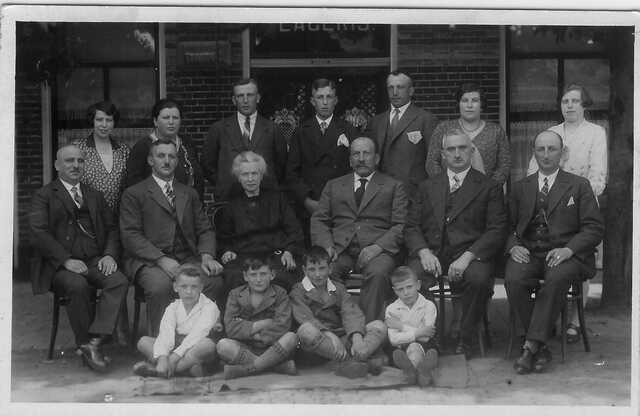 Familieportret Ten Brink, Denekamp 1930