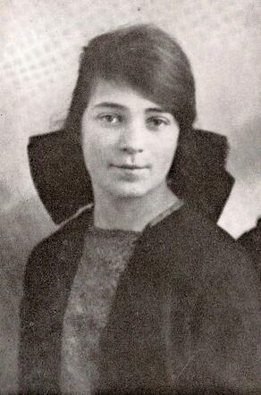 Therese Bock as a girl