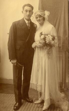 Trouwfoto van Jozef en Sara Agsteribbe-de Levie