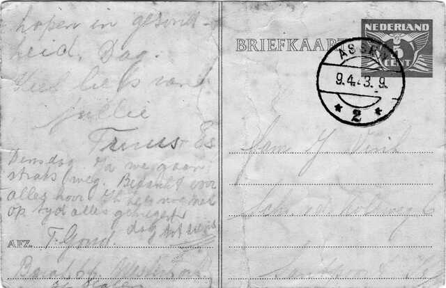 Postcard Truitje Goud