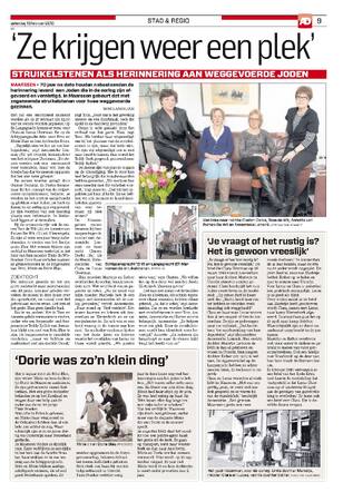 Artikel door Wim Langejan uit het Utrechts Nieuwsblad van 16 februari 2013